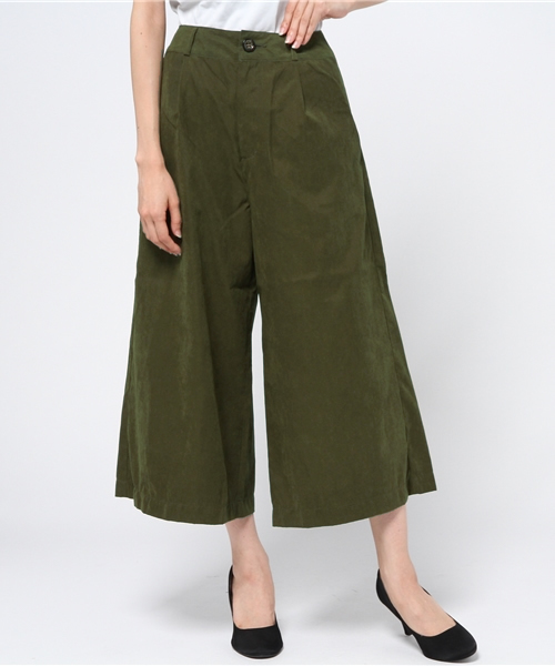 CIAOPANIC（チャオパニック）の「【Ciaopanic】　ピーチ起毛ガウチョパンツ（その他パンツ・レディース・ネイビー/ブラウン/ベージュ/カーキ/ブラック・MEDIUM/SMALL）」の4枚目の写真