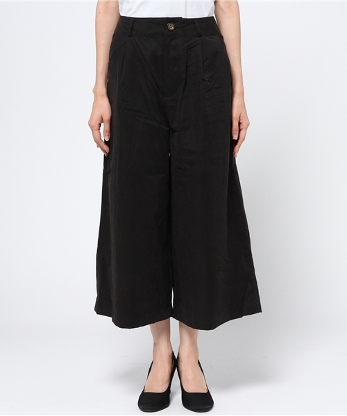 CIAOPANIC（チャオパニック）の「【Ciaopanic】　ピーチ起毛ガウチョパンツ（その他パンツ・レディース・ネイビー/ブラウン/ベージュ/カーキ/ブラック・MEDIUM/SMALL）」の6枚目の写真