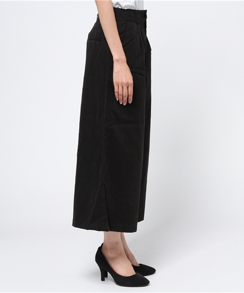 CIAOPANIC（チャオパニック）の「【Ciaopanic】　ピーチ起毛ガウチョパンツ（その他パンツ・レディース・ネイビー/ブラウン/ベージュ/カーキ/ブラック・MEDIUM/SMALL）」の7枚目の写真