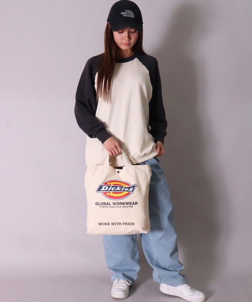 Dickies(ディッキーズ)の「(GA)【Dickies】ブランドロゴマーク 2WAY キャンバス ショルダー & トートバッグ(トートバッグ・メンズ・アイボリー系3/アイボリー系1/アイボリー系4/アイボリー系2・ONE SIZE)」の20枚目の写真