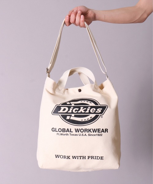 Dickies(ディッキーズ)の「(GA)【Dickies】ブランドロゴマーク 2WAY キャンバス ショルダー & トートバッグ(トートバッグ・メンズ・アイボリー系3/アイボリー系1/アイボリー系4/アイボリー系2・ONE SIZE)」の13枚目の写真