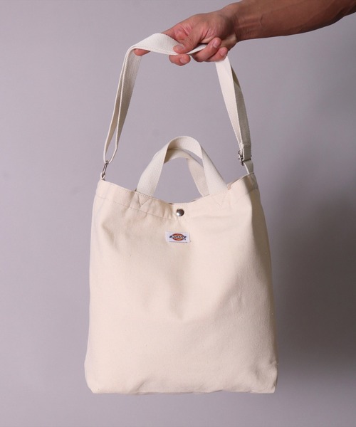 Dickies(ディッキーズ)の「(GA)【Dickies】ブランドロゴマーク 2WAY キャンバス ショルダー & トートバッグ(トートバッグ・メンズ・アイボリー系3/アイボリー系1/アイボリー系4/アイボリー系2・ONE SIZE)」の16枚目の写真