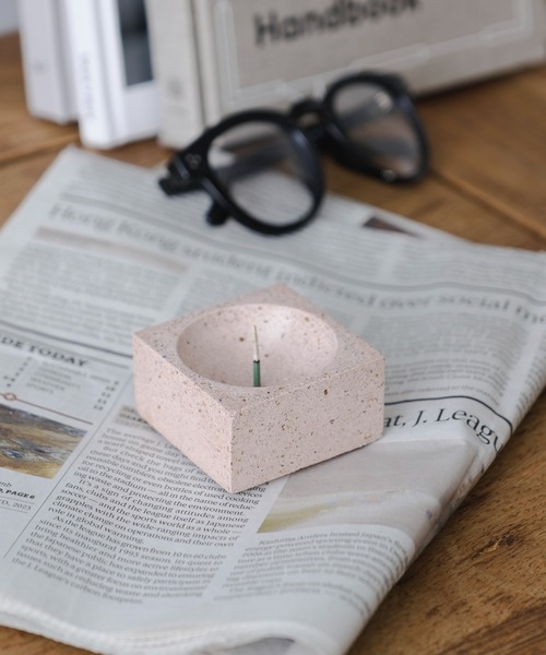 BIRTHDAY BAR（バースデイバー）の「【pretti.cool】Terrazzo インセンスホルダー スクエア（ルームフレグランス/お香・レディース・コバルトブルー/ライラック/ホワイト・フリー）」の17枚目の写真