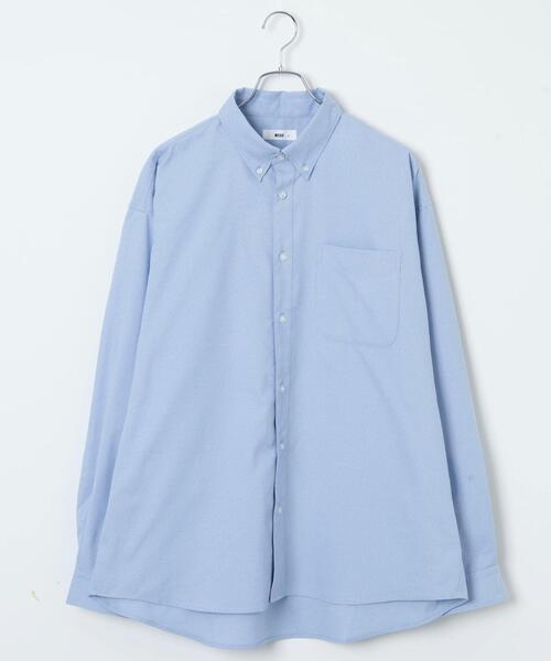 WEGO(ウィゴー)の「WEGO/イージーケアオックスフォードシャツ(シャツ/ブラウス・メンズ・ブルー系その他4/イエロー系その他5/サックスブルー/ホワイト/ブラック/グレー系その他4・LARGE/SMALL/MEDIUM)」の14枚目の写真