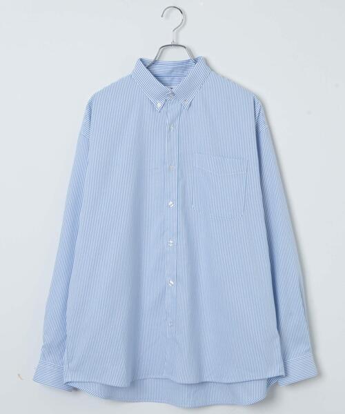 WEGO(ウィゴー)の「WEGO/イージーケアオックスフォードシャツ(シャツ/ブラウス・メンズ・ブルー系その他4/イエロー系その他5/サックスブルー/ホワイト/ブラック/グレー系その他4・LARGE/SMALL/MEDIUM)」の15枚目の写真