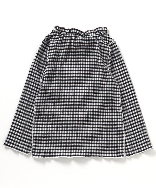 apres les cours（アプレレクール）の「メロウリブTシャツ（Tシャツ/カットソー・キッズ・ブラック/アイボリー/グリーン/イエロー/サックスブルー・90/110/130/80/120/100/140）」の13枚目の写真