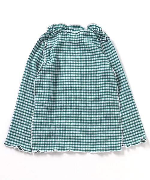 apres les cours（アプレレクール）の「メロウリブTシャツ（Tシャツ/カットソー・キッズ・ブラック/アイボリー/グリーン/イエロー/サックスブルー・90/110/130/80/120/100/140）」の14枚目の写真