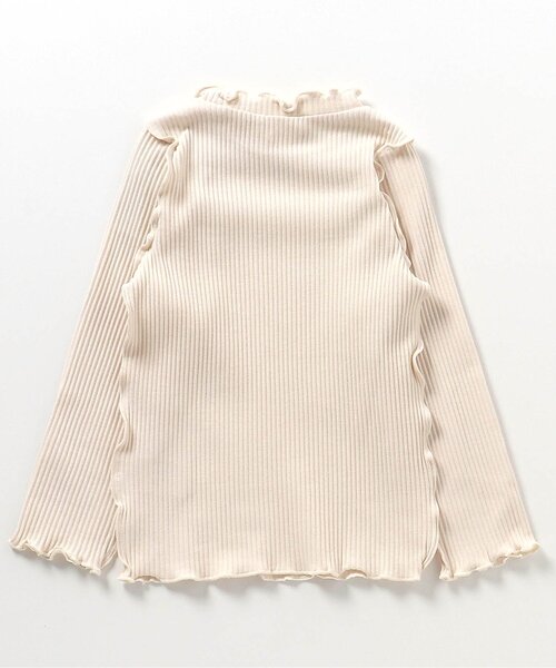 apres les cours（アプレレクール）の「メロウリブTシャツ（Tシャツ/カットソー・キッズ・ブラック/アイボリー/グリーン/イエロー/サックスブルー・90/110/130/80/120/100/140）」の15枚目の写真