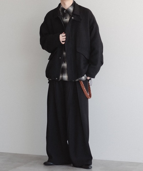 epnok（エプノック）の「2WAYツイードライクブルゾン（ブルゾン）」 - WEAR