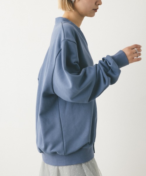 MIEL CRISHUNANT（ミエルクリシュナ）の「【 ユニセックス 】ハートロゴワッペンカーディガン（カーディガン/ボレロ・レディース・ブラック/グレー/ブルー・FREE）」の19枚目の写真