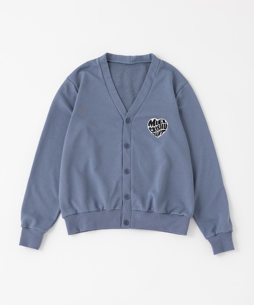 MIEL CRISHUNANT（ミエルクリシュナ）の「【 ユニセックス 】ハートロゴワッペンカーディガン（カーディガン/ボレロ・レディース・ブラック/グレー/ブルー・FREE）」の22枚目の写真