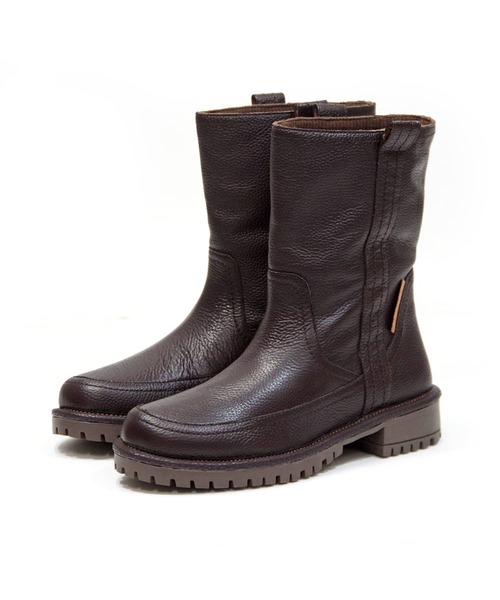 Minnetonka(ミネトンカ)の「【MINNETONKA/ミネトンカ】 ハーフブーツ 23M13(ブーツ・レディース・ブラック/ダークブラウン/ライトブラウン/ホワイト・6/8/9/5/7)」の4枚目の写真