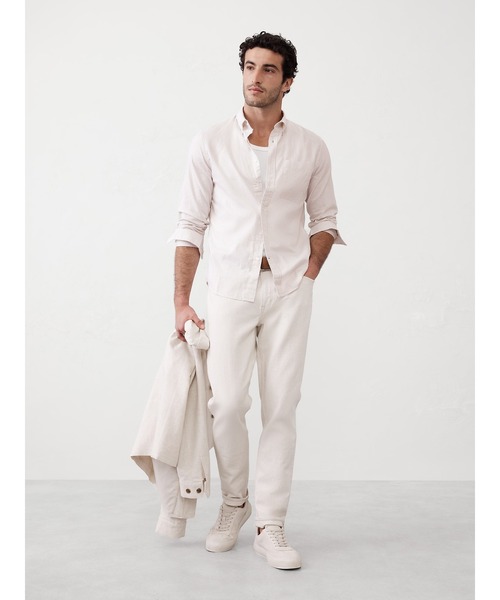 BANANA REPUBLIC FACTORY STORE(バナナリパブリック ファクトリーストア)の「BANANA REPUBLIC FACTORY STORE オックスフォードシャツ(シャツ/ブラウス・メンズ・ライトブルー/ホワイト/ブルー系その他/イエロー/カーキ/ベージュ/グレー/マルチ/ベージュ系その他/バーガンディー/ホワイト系その他/イエロー系その他・S/M/L/XL)」の22枚目の写真