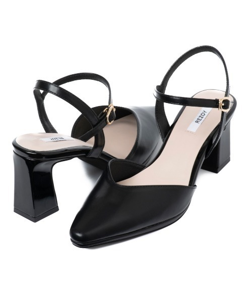 R&E(アールアンドイー)の「【REZOY】ポインテッドトゥアンクルストラップパンプス(パンプス・レディース・ブラック/アイボリー/ベージュ系その他・22cm/22.5cm/23cm/23.5cm/24cm/24.5cm)」の4枚目の写真