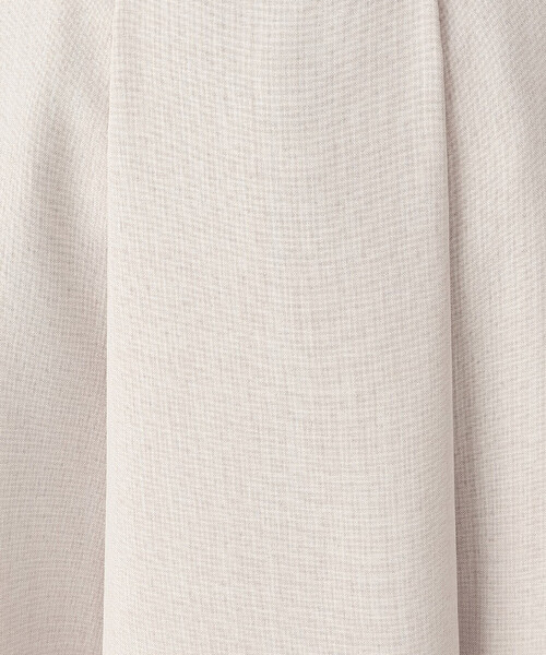 COMME CA ISM（コムサイズム）の「麻調カチオン　タックフレアスカート（スカート・レディース・グレイッシュベージュ/ネイビー・LARGE/MEDIUM）」の9枚目の写真