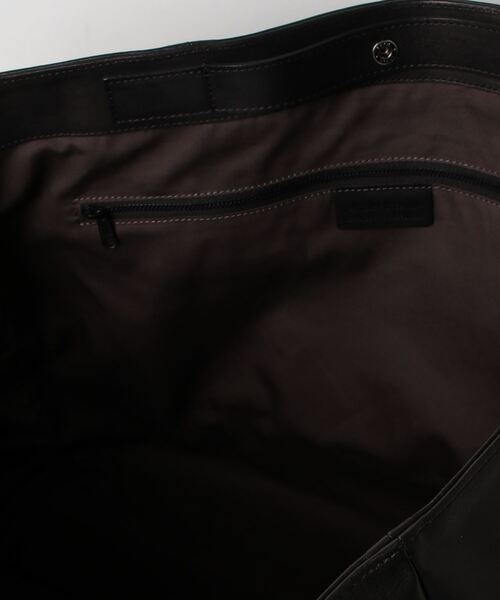 PATRICK STEPHAN(パトリックステファン)の「PATRICK STEPHAN/パトリックステファン/Leather tote bag 'grande poche' 2 トートバッグ/174ABG01(トートバッグ・メンズ・ブラック・F)」の4枚目の写真