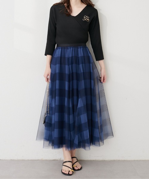 natural couture（ナチュラルクチュール）の「アソートチュールスカート（スカート・レディース・ライトグレー/その他1/その他2/その他3・FREE）」の3枚目の写真
