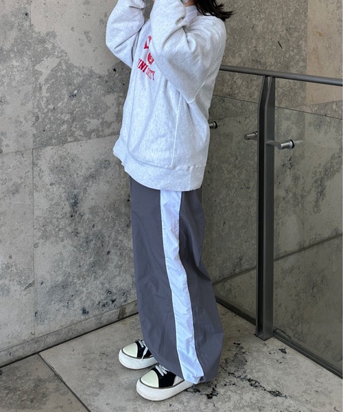 kutir（クティール）の「【3サイズ展開】配色ナイロンパンツ（その他パンツ・レディース・グレー/ブラック/ネイビー・MEDIUM/SMALL/LARGE）」の22枚目の写真