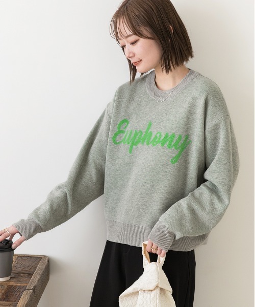 ad thie(アドティエ)の「配色ロゴデザイン ジャガードニットプルオーバー(ニット/セーター・レディース・オフホワイト/ブルー/オートミール/ネイビー・FREE)」の15枚目の写真
