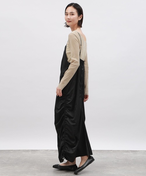 LAKOLE（ラコレ）の「カーゴキャミワンピース / 108226（ワンピース・レディース・カーキ/ブラック/チャコールグレー・MEDIUM/SMALL）」の11枚目の写真