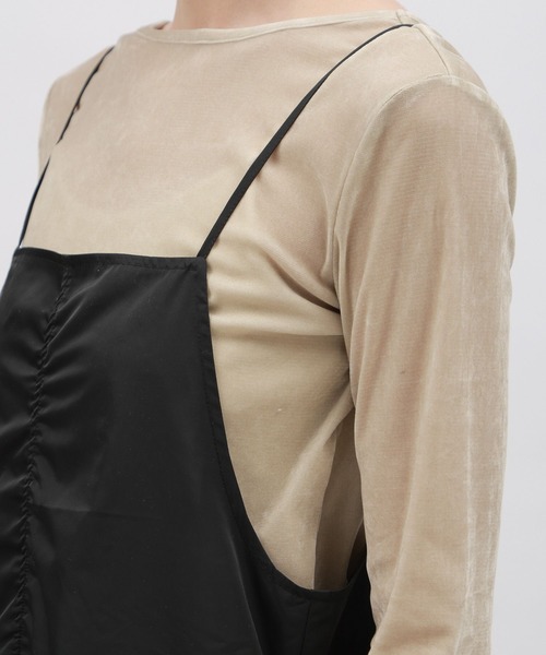 LAKOLE（ラコレ）の「カーゴキャミワンピース / 108226（ワンピース・レディース・カーキ/ブラック/チャコールグレー・MEDIUM/SMALL）」の22枚目の写真