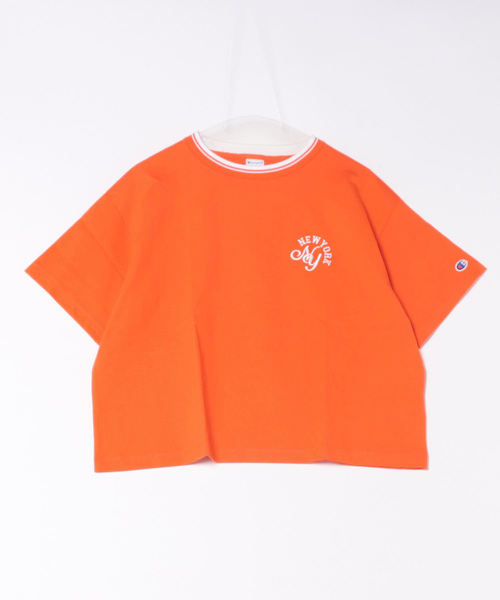 Champion(チャンピオン)の「【Champion】CW-Z320 SHORT SLEEVE T-SHIRT/Tシャツ/レディース/チャンピオン(Tシャツ/カットソー・レディース・ブルー/オレンジ/ホワイト/グリーン・M/L)」の4枚目の写真