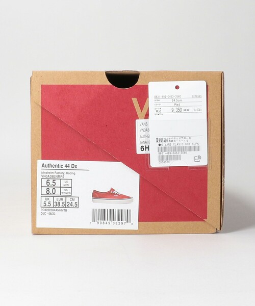 VANS（バンズ）の「＜VANS＞ANAHEIM FACTORY AUTHENTIC 44 DX/スニーカー（スニーカー・レディース・レッド・25cm/24.5cm/23cm/25.5cm）」の11枚目の写真