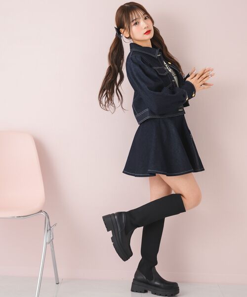 SALE！エムズグレイシー⭐︎デニムジャケット＆スカート エムズグレイシー タグ付き デニムジャケット ジージャン