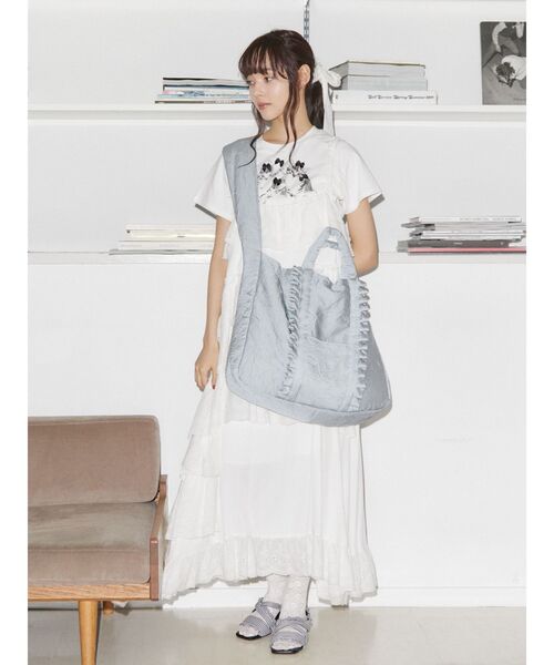 merry jenny（メリージェニー）の「ギンガムcheckフリルサンダル（サンダル・レディース・ブルー/ブラック/レッド・MEDIUM/LARGE）」の13枚目の写真