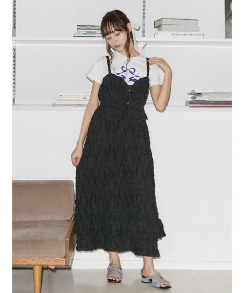 merry jenny（メリージェニー）の「ギンガムcheckフリルサンダル（サンダル・レディース・ブルー/ブラック/レッド・MEDIUM/LARGE）」の14枚目の写真