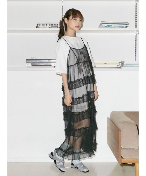 merry jenny（メリージェニー）の「ギンガムcheckフリルサンダル（サンダル・レディース・ブルー/ブラック/レッド・MEDIUM/LARGE）」の17枚目の写真