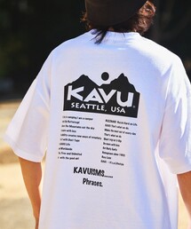 FREAK'S STORE | 限定展開 KAVU/カブー KAVU×FREAK'S STORE/カブー 別注 ビッグシルエット バックプリントTシャツ/TOUR TEE(Tシャツ/カットソー)