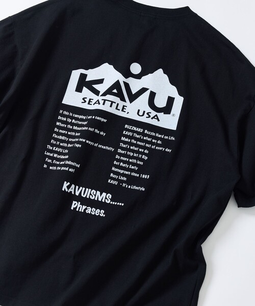 FREAK'S STORE（フリークスストア）の「限定展開 KAVU/カブー KAVU×FREAK'S STORE/カブー 別注 ビッグシルエット バックプリントTシャツ/TOUR TEE（Tシャツ/カットソー・メンズ・ホワイト/アッシュグレー/ブラック/ネイビー/ピンク/グレイッシュベージュ・SMALL/MEDIUM/LARGE）」の22枚目の写真