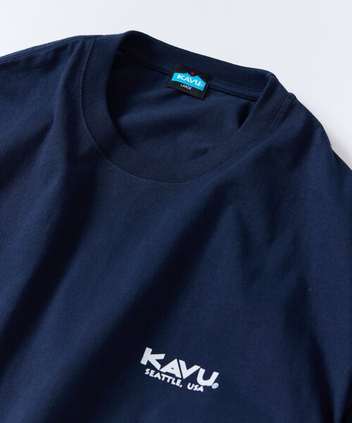 FREAK'S STORE（フリークスストア）の「限定展開 KAVU/カブー KAVU×FREAK'S STORE/カブー 別注 ビッグシルエット バックプリントTシャツ/TOUR TEE（Tシャツ/カットソー・メンズ・ホワイト/アッシュグレー/ブラック/ネイビー/ピンク/グレイッシュベージュ・SMALL/MEDIUM/LARGE）」の16枚目の写真