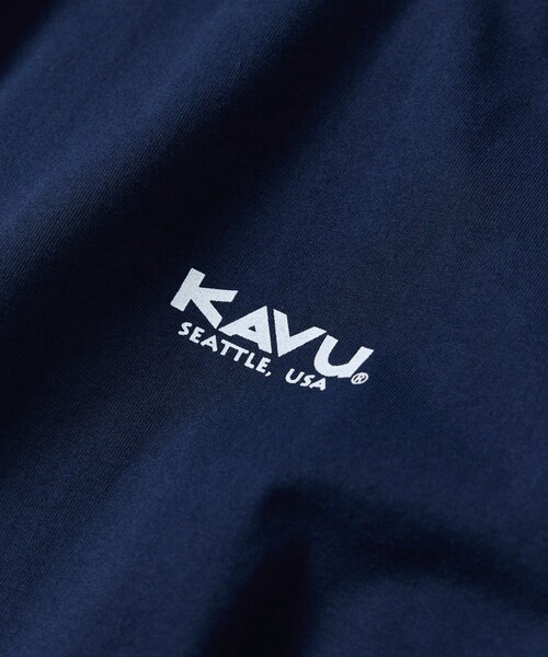 FREAK'S STORE（フリークスストア）の「限定展開 KAVU/カブー KAVU×FREAK'S STORE/カブー 別注 ビッグシルエット バックプリントTシャツ/TOUR TEE（Tシャツ/カットソー・メンズ・ホワイト/アッシュグレー/ブラック/ネイビー/ピンク/グレイッシュベージュ・SMALL/MEDIUM/LARGE）」の15枚目の写真
