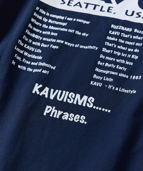 FREAK'S STORE（フリークスストア）の「限定展開 KAVU/カブー KAVU×FREAK'S STORE/カブー 別注 ビッグシルエット バックプリントTシャツ/TOUR TEE（Tシャツ/カットソー・メンズ・ホワイト/アッシュグレー/ブラック/ネイビー/ピンク/グレイッシュベージュ・SMALL/MEDIUM/LARGE）」の8枚目の写真