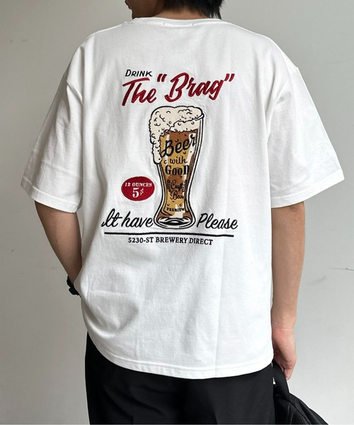 CPCM(シーピーシーエム)の「アソート刺繍T(Tシャツ/カットソー・メンズ・ホワイト系その他/ネイビー/イエロー/オフホワイト/ブラック/ホワイト/キナリ/ホワイト系その他2/チャコールグレー/ホワイト系その他3・MEDIUM/LARGE/X-LARGE)」の2枚目の写真