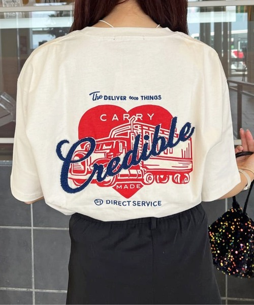 CPCM(シーピーシーエム)の「アソート刺繍T(Tシャツ/カットソー・メンズ・ホワイト系その他/ネイビー/イエロー/オフホワイト/ブラック/ホワイト/キナリ/ホワイト系その他2/チャコールグレー/ホワイト系その他3・MEDIUM/LARGE/X-LARGE)」の3枚目の写真