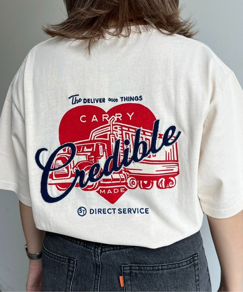 CPCM(シーピーシーエム)の「アソート刺繍T(Tシャツ/カットソー・メンズ・ホワイト系その他/ネイビー/イエロー/オフホワイト/ブラック/ホワイト/キナリ/ホワイト系その他2/チャコールグレー/ホワイト系その他3・MEDIUM/LARGE/X-LARGE)」の19枚目の写真