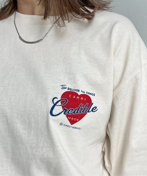 CPCM(シーピーシーエム)の「アソート刺繍T(Tシャツ/カットソー・メンズ・ホワイト系その他/ネイビー/イエロー/オフホワイト/ブラック/ホワイト/キナリ/ホワイト系その他2/チャコールグレー/ホワイト系その他3・MEDIUM/LARGE/X-LARGE)」の20枚目の写真