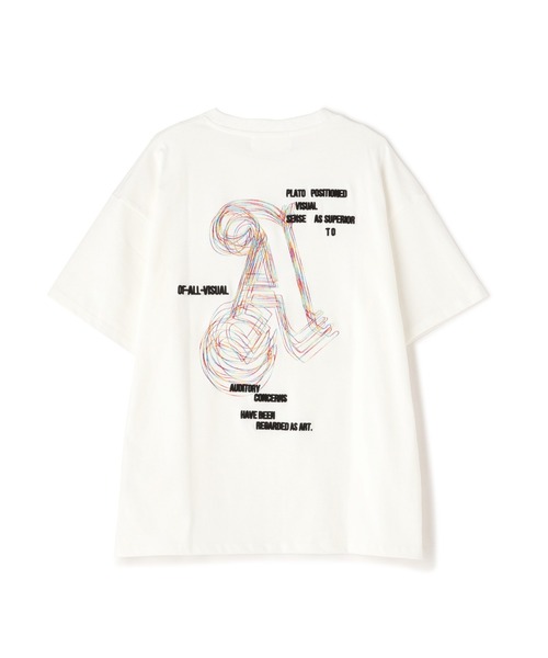 A4A（エーフォーエー）の「A4A/エーフォーエー/ALPHA S/S TEE（Tシャツ/カットソー・メンズ・ブラック/ホワイト・F）」の2枚目の写真