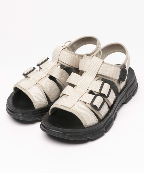 LEPSIM(レプシィム)の「テープベルトグルカサンダル 996289(サンダル・レディース・アイボリー/ブラック/カーキ・LARGE/MEDIUM)」の19枚目の写真