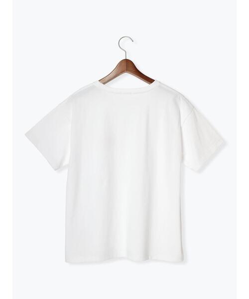 Te chichi(テチチ)の「ワンポイント刺繍Tシャツ(Tシャツ/カットソー・レディース・レッド/ゴールド/シルバー・F)」の15枚目の写真