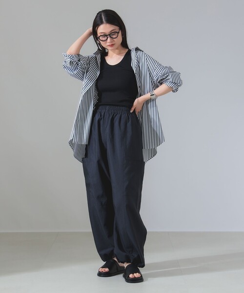 Demi-Luxe BEAMS(デミルクス ビームス)の「丸胴 テレコ タンクトップ(タンクトップ・レディース・ブラック/レッド系その他6/ベージュ/ホワイト/ホワイト系その他2・ONE SIZE)」の11枚目の写真