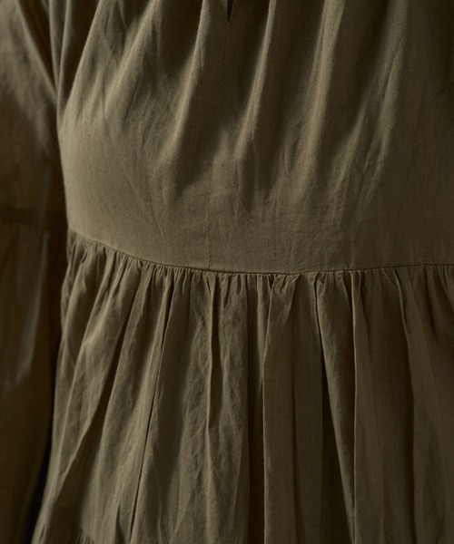 GALLARDAGALANTE（ガリャルダガランテ）の「【MARIHA】星明りのドレス / 別注（ワンピース・レディース・ブラック/カーキ・FREE）」の3枚目の写真