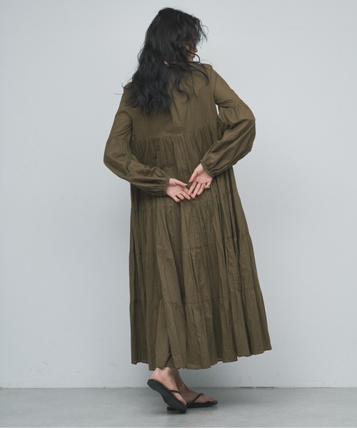 GALLARDAGALANTE（ガリャルダガランテ）の「【MARIHA】星明りのドレス / 別注（ワンピース・レディース・ブラック/カーキ・FREE）」の17枚目の写真