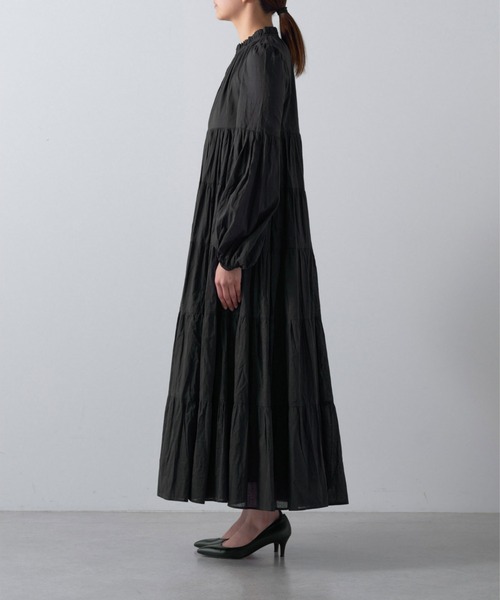 マリハ　星明りのドレス　黒　ブラック　長袖　ティアードワンピース　ノーブル NOBLE ワンピース 【MARIHA】星明りのドレス : ZOZOTOWN Yahoo