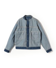 SHIPS BIT BLUE ダークブルーデニムジャケット セール】【SHIPS別注】BIT BLUE:オーバーデニムジャケット
