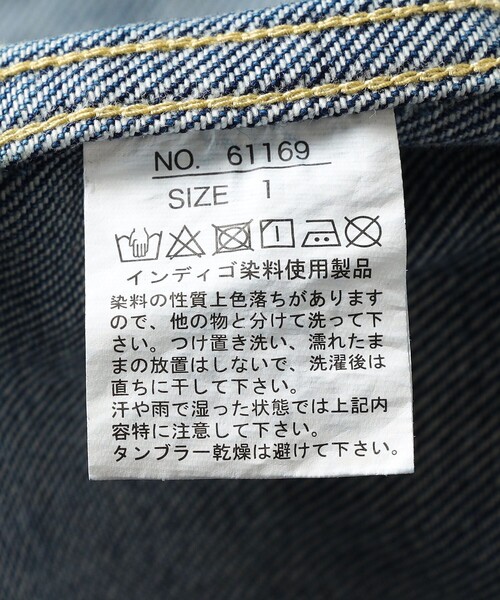 SHIPS(シップス)の「BIT BLUE:〈手洗い可能〉ヴィンテージ トラッカー ジャケット(デニムジャケット・レディース・ブルー・SMALL/MEDIUM/LARGE)」の10枚目の写真