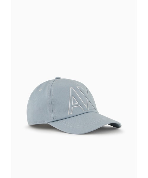 ARMANI EXCHANGE(アルマーニエクスチェンジ)の「【A|X アルマーニ エクスチェンジ】<ZOZO限定>AXロゴ パネルキャップ(キャップ・メンズ・ライトブルー・FREE)」の2枚目の写真